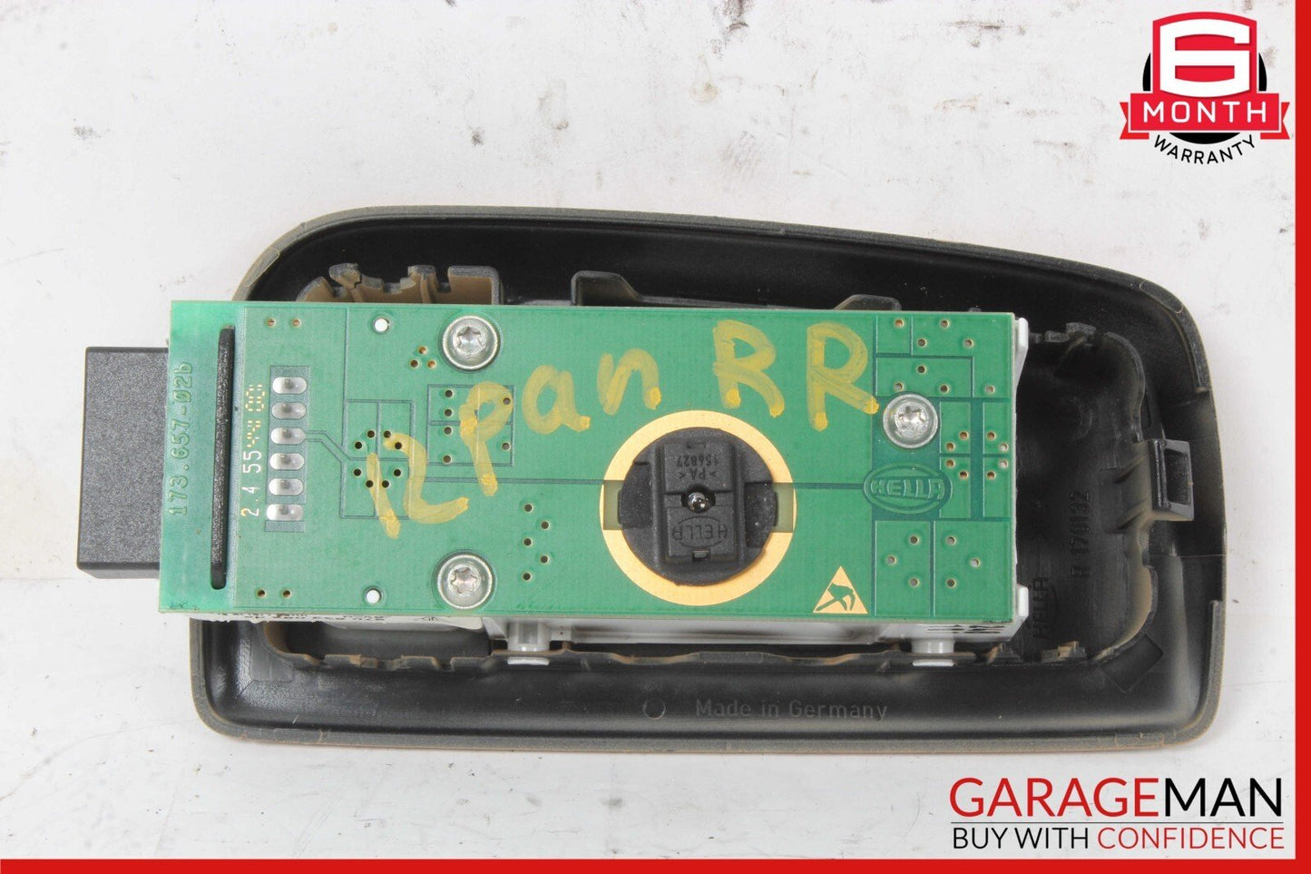 10-16 Porsche Panamera 970 Rear Right Side Top Upper Roof Dome Light Lamp Beige