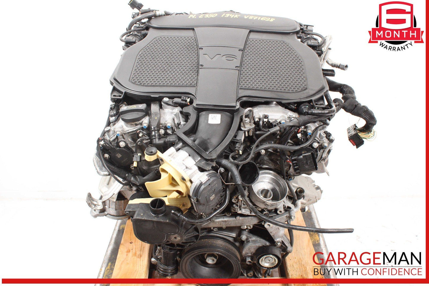 12-16 Mercedes W212 E350 C350 3.5L V6 RWD Engine Motor Block Assembly OEM 194k