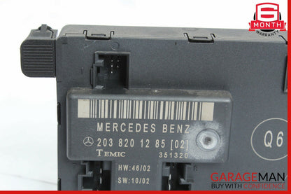 01-07 Mercedes W203 C230 C320 Front Right Side Door Computer Control Module OEM