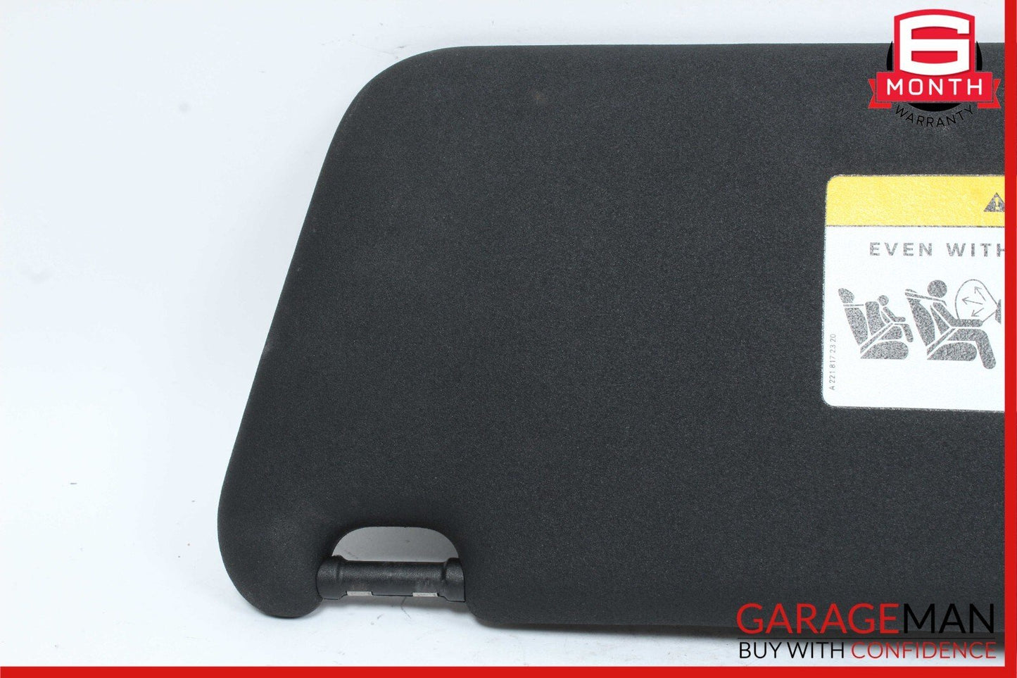 08-14 Mercedes W204 C63 AMG Front Right Side Sun Visor Sunvisor Shade Cover OEM