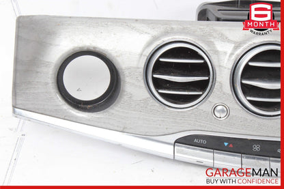 14-17 Mercedes W222 S550 S600 S63 AMG Front Dashboard Air Vent Panel Trim OEM