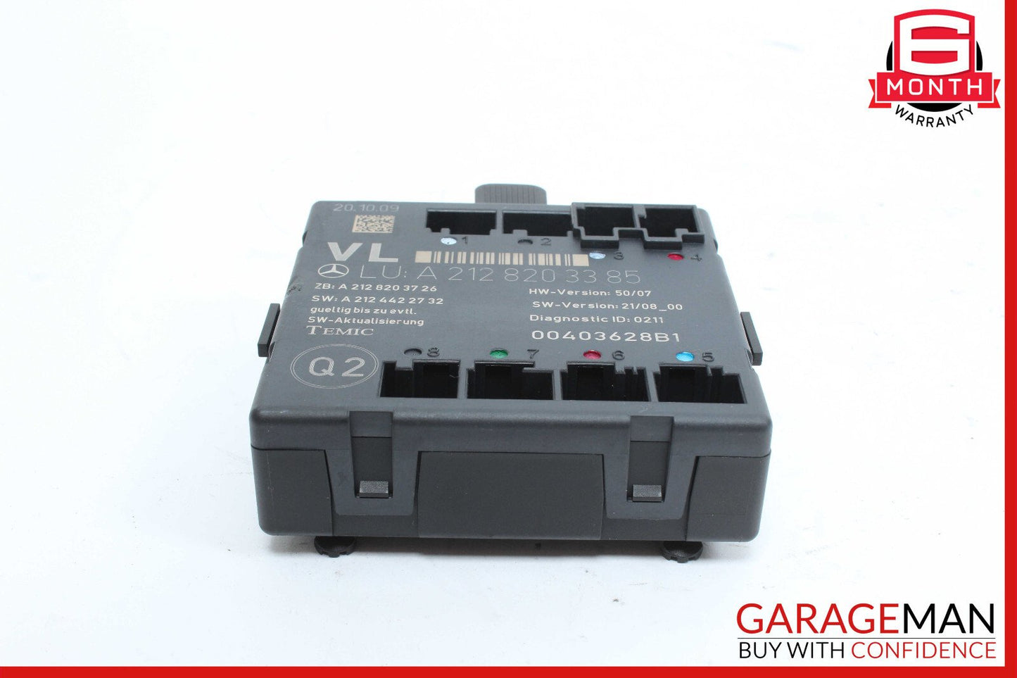 08-18 Mercedes W212 E350 SLK350 E400 Front Left Side Door Control Module OEM