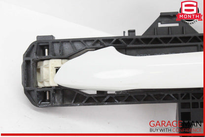 10-15 Mercedes X204 GLK350 4MATIC Front Left Side Exterior Door Handle White OEM