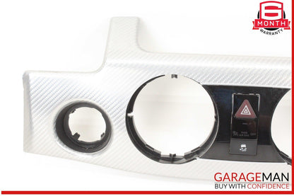 13-15 Mercedes X204 GLK350 4MATIC Front Dash Trim Panel w/ Hazard Light Switch