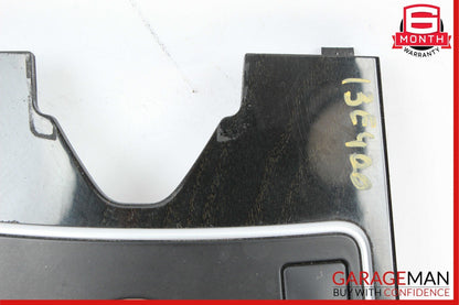 10-13 Mercedes W212 E400 E550 Center Console Switch Trim Bezel Wood OEM