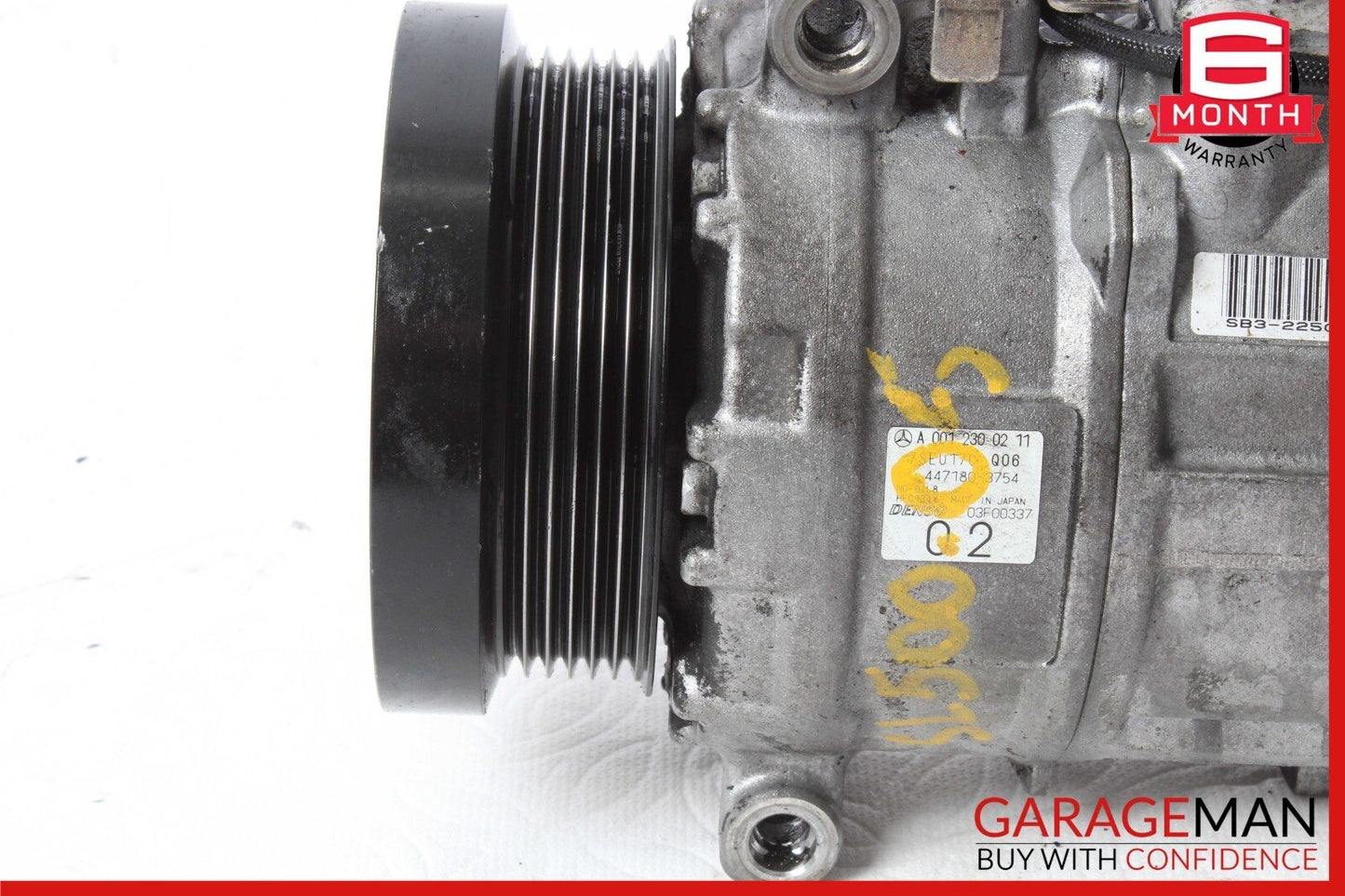 03-06 Mercedes R230 SL500 SL55 AC A/C Air Cooler Conditioning Compressor Pump