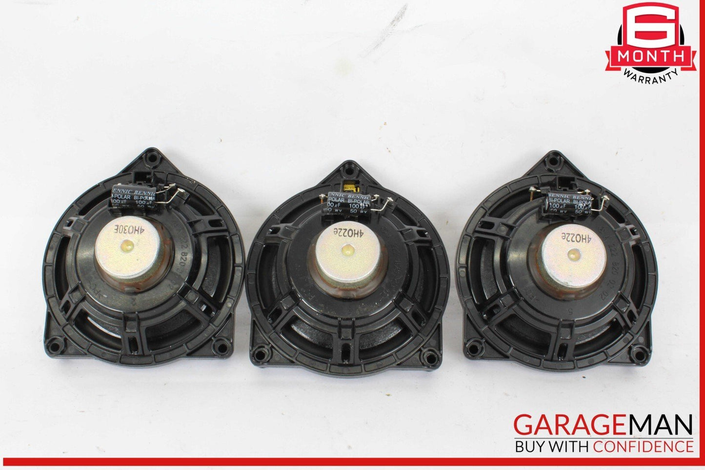 15-20 Mercedes W205 C300 C350e Front/Rear Left/Right Door Audio Speaker Set of 3