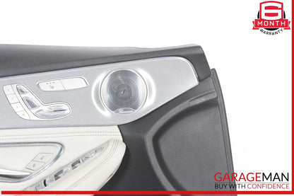 15-21 Mercedes W205 C300 C43 AMG Front Left Side Interior Door Panel Cover OEM