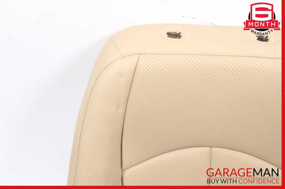 07-09 Mercedes W211 E350 Front Left/Right Top Upper Seat Cushion Cover Beige OEM