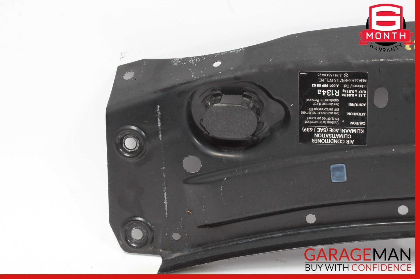06-12 Mercedes GL450 ML350 Front Upper Radiator Core Tie Bar Support Bracket Bar