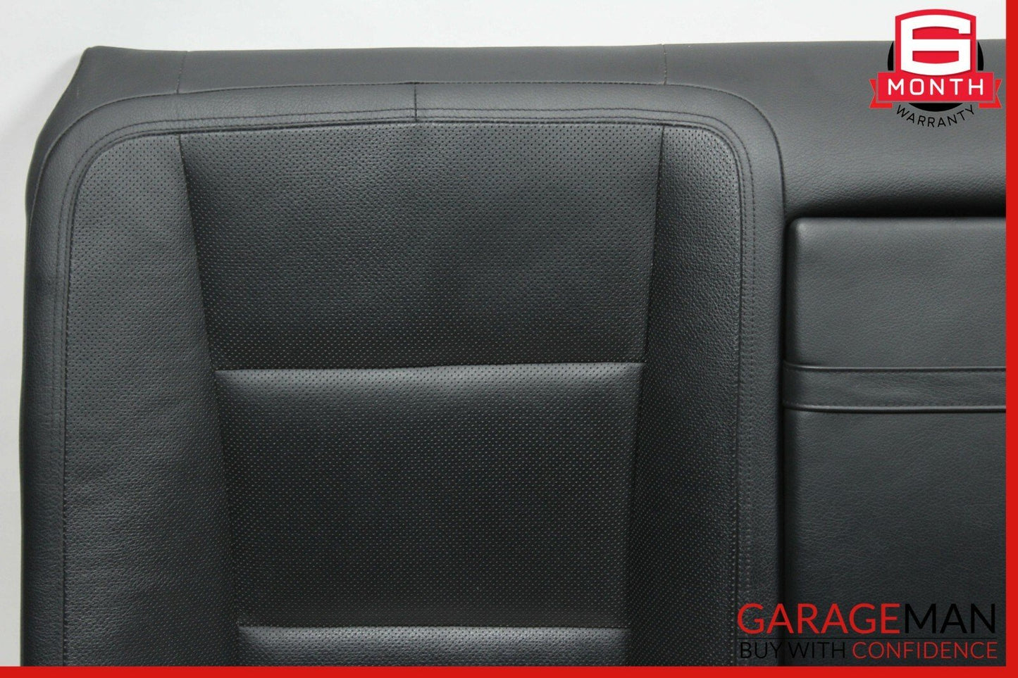 10-13 Mercedes W221 S550 Rear Back Top Upper Seat Cushion Cover Assembly Black