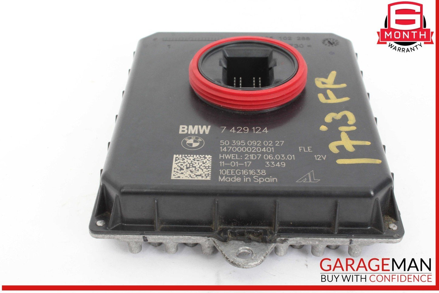 14-21 BMW i3 I01 Hybrid Front Right Passenger Side Head Light Ballast Module OEM