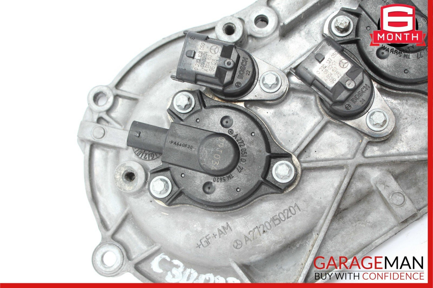05-13 Mercedes W204 C300 Front Left Side Engine Timing Chain Cover Plate OEM