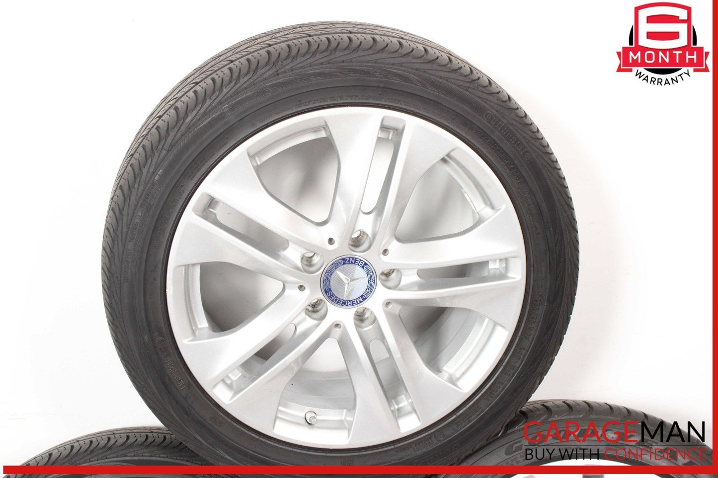 10-11 Mercedes W207 E350 E550 Complete Wheel Tire Rim Set of 4 Pc R17 OEM