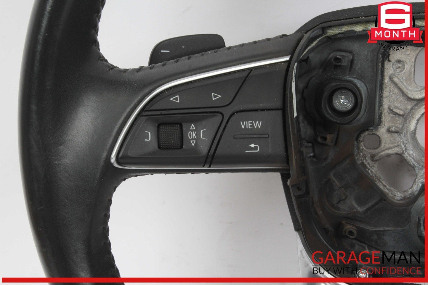 17-19 Audi A4 Allroad Front Left Driver Side Steering Wheel w/ Paddle Shifters