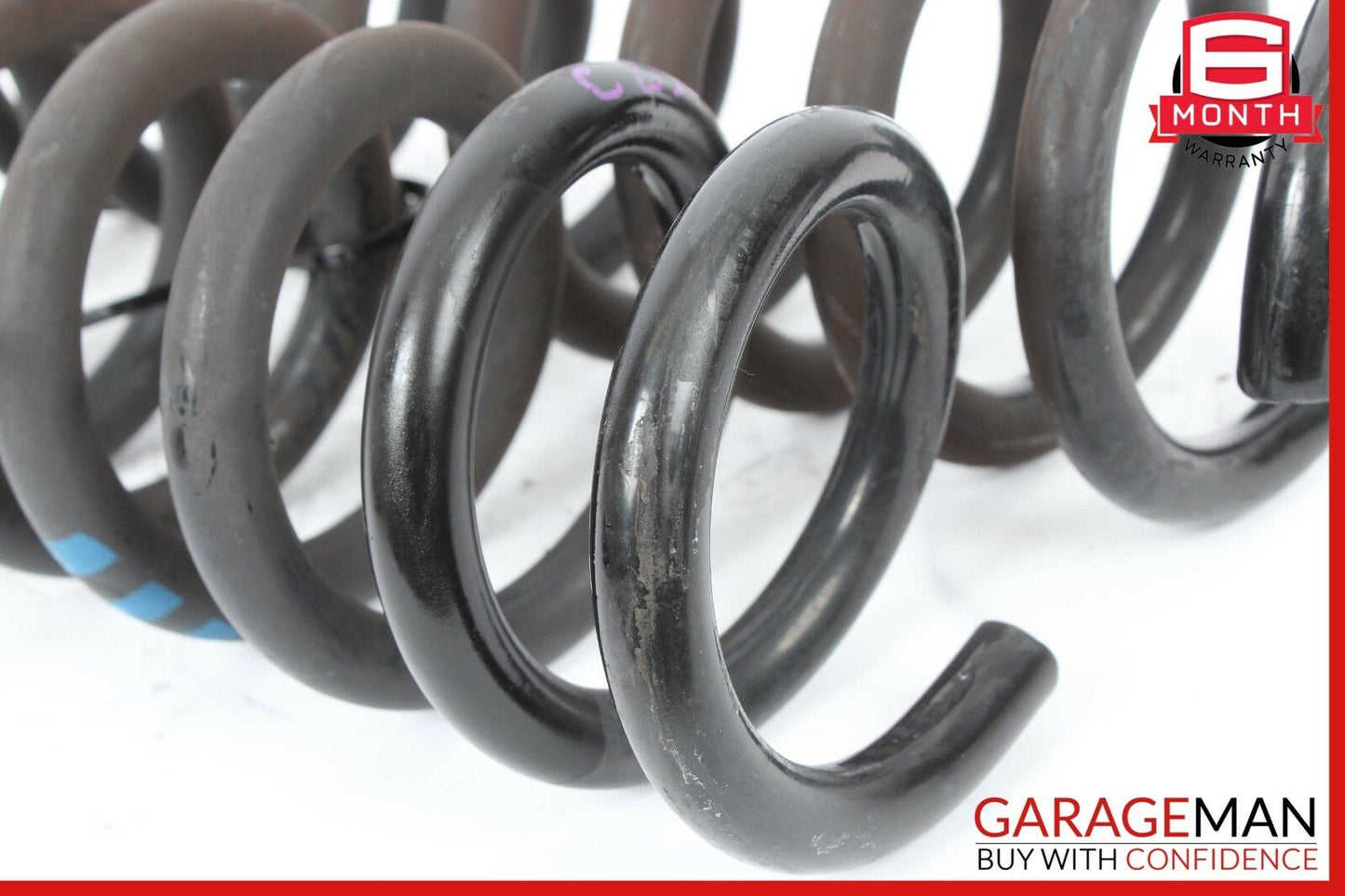 01-07 Mercedes W203 C230 C320 Rear Right & Left Shock Absorber Coil Springs Set