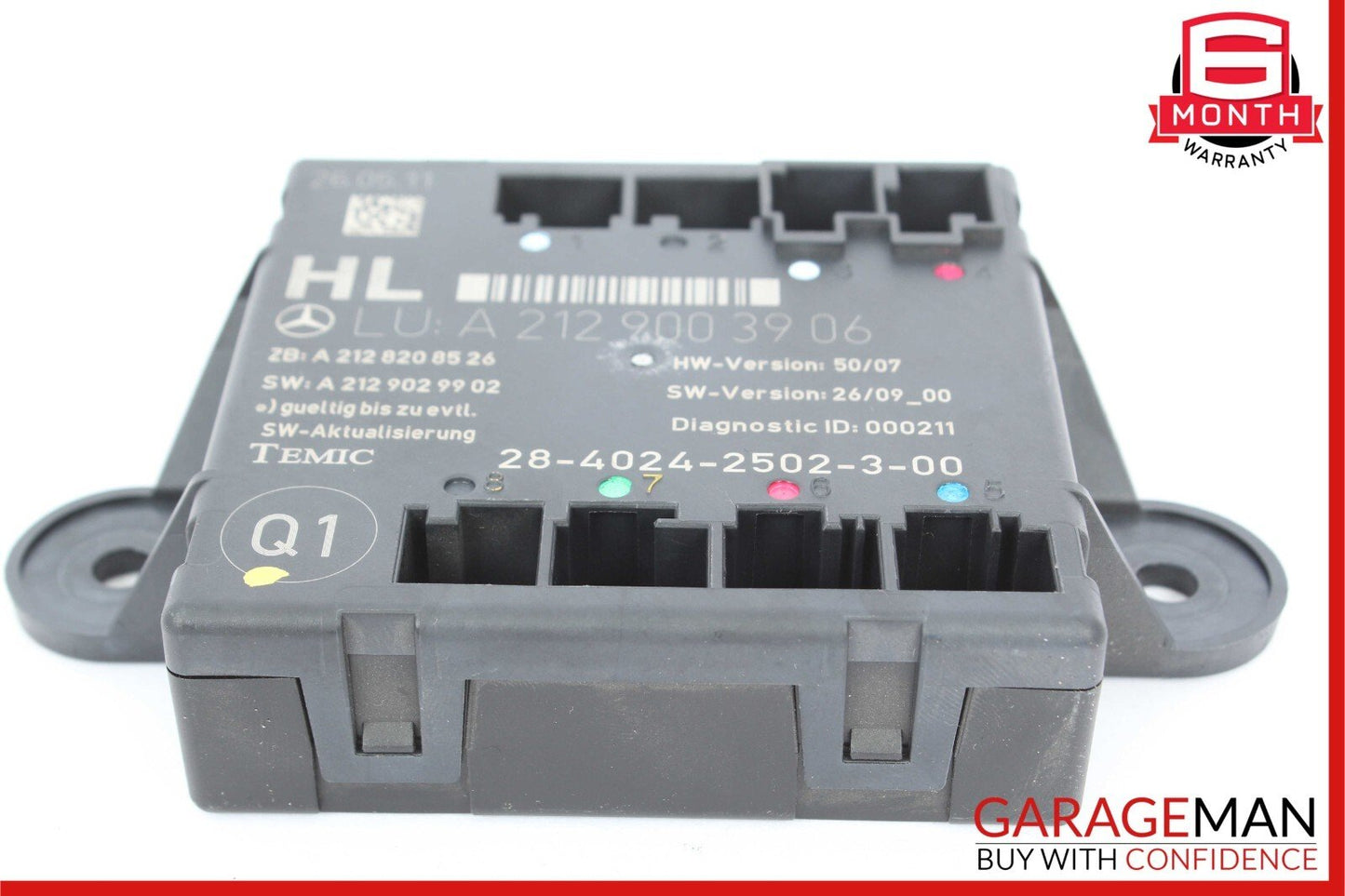 08-18 Mercedes C250 E350 C300 CLS400 Rear Left Side Door Control Module Unit