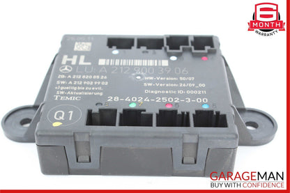 08-18 Mercedes C250 E350 C300 CLS400 Rear Left Side Door Control Module Unit