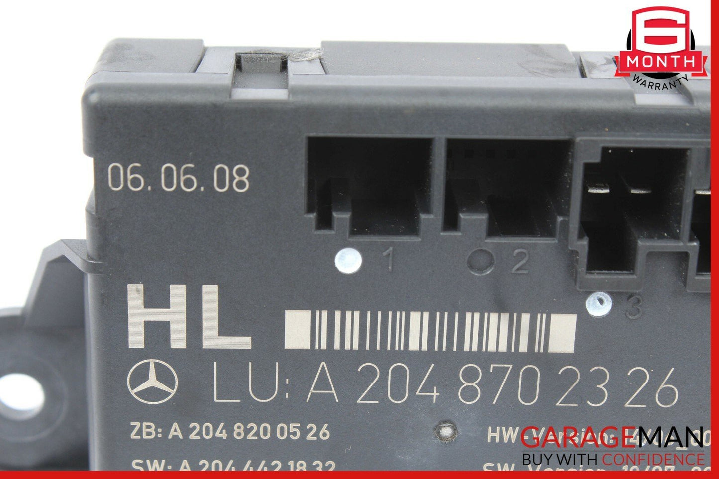 08-14 Mercedes W204 C300 C350 Rear Left Side Door Control Module 2048702326 OEM