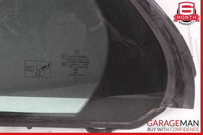 15-20 Mercedes W205 C300 C350e C400 Rear Left Side Door Window Quarter Glass OEM