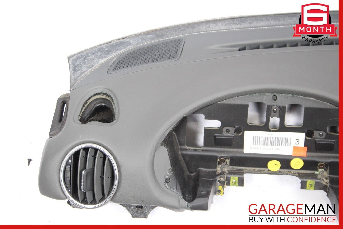 05-08 Porsche Boxster 987 Front Dashboard Dash Board Panel Cover Assembly Gray