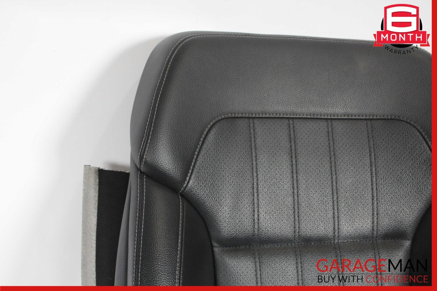 13-16 Mercedes X166 GL450 Front Right Side Top Upper Seat Cushion Cover Black