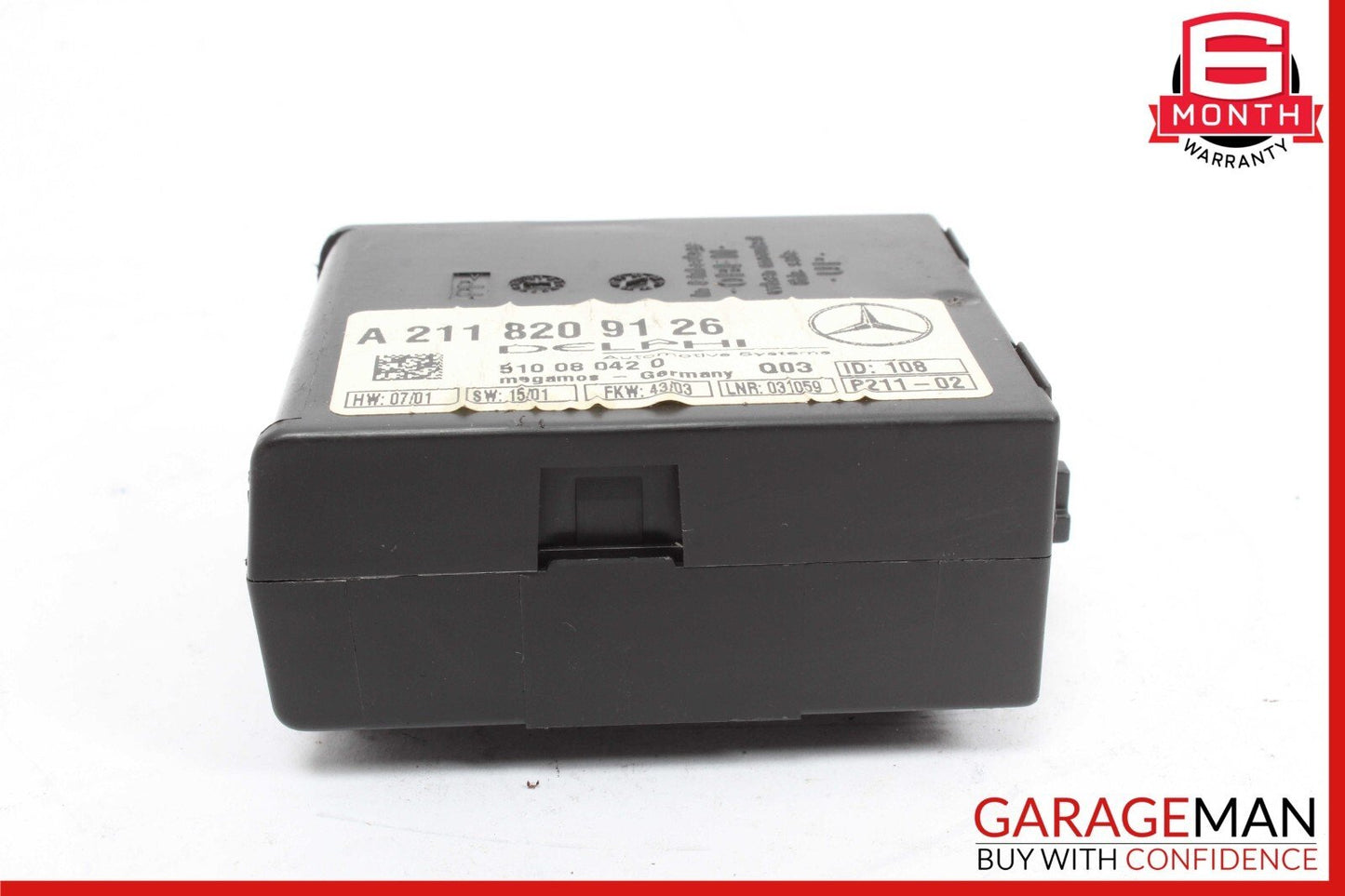 03-12 Mercedes W220 S600 SLK350 Anti Theft Alarm Signal Control Module Unit OEM