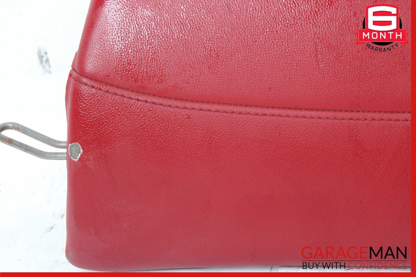 17-22 Alfa Romeo Giulia Rear Left Side Seat Bolster Cushion Red OEM