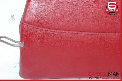 17-22 Alfa Romeo Giulia Rear Left Side Seat Bolster Cushion Red OEM
