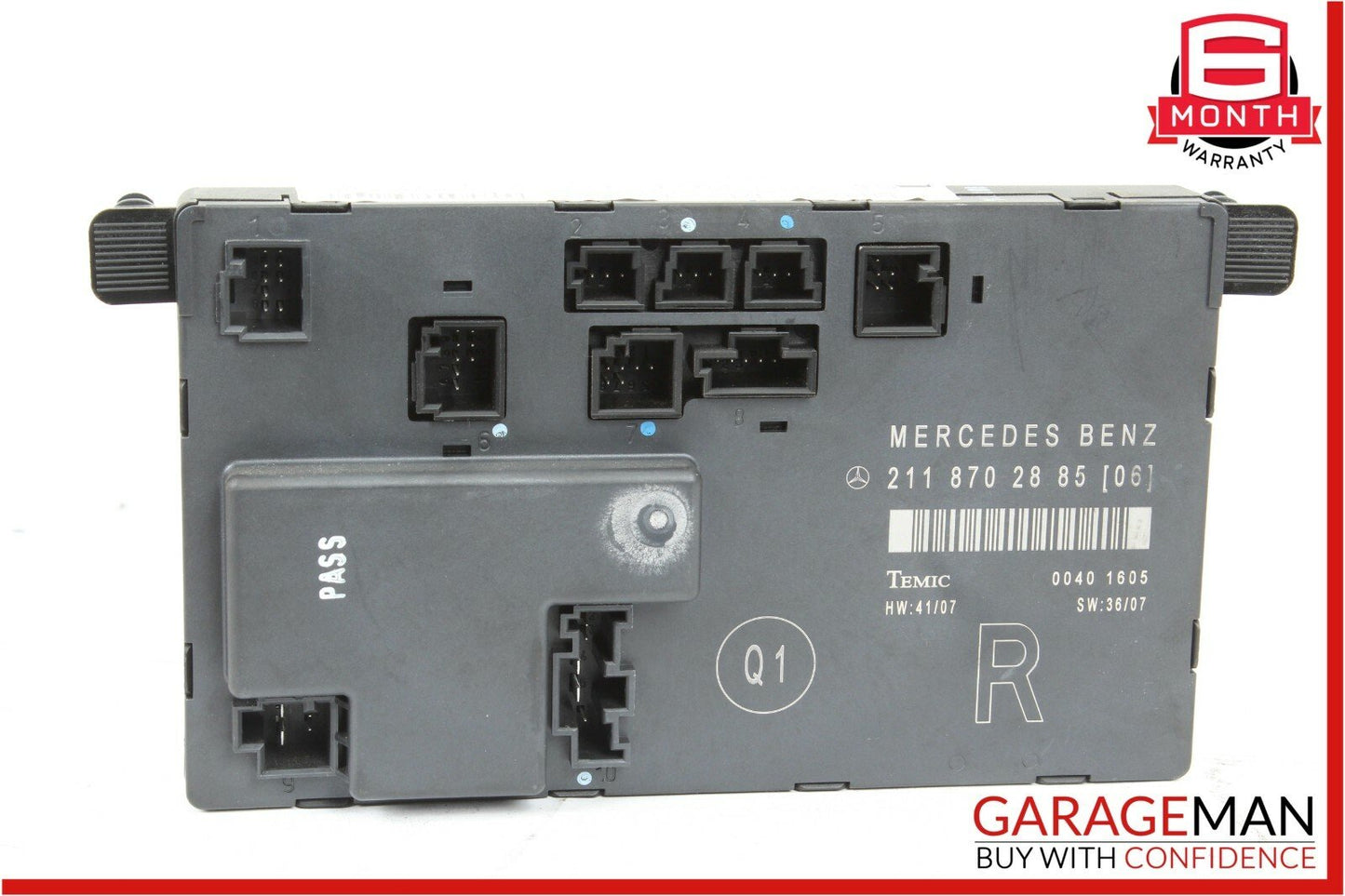 03-09 Mercedes W211 E350 Front Right Passenger Side Door Control Module Unit