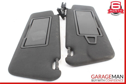 08-14 Mercedes W204 C250 Front Right and Left Sunvisor Sun Visor Set Black OEM