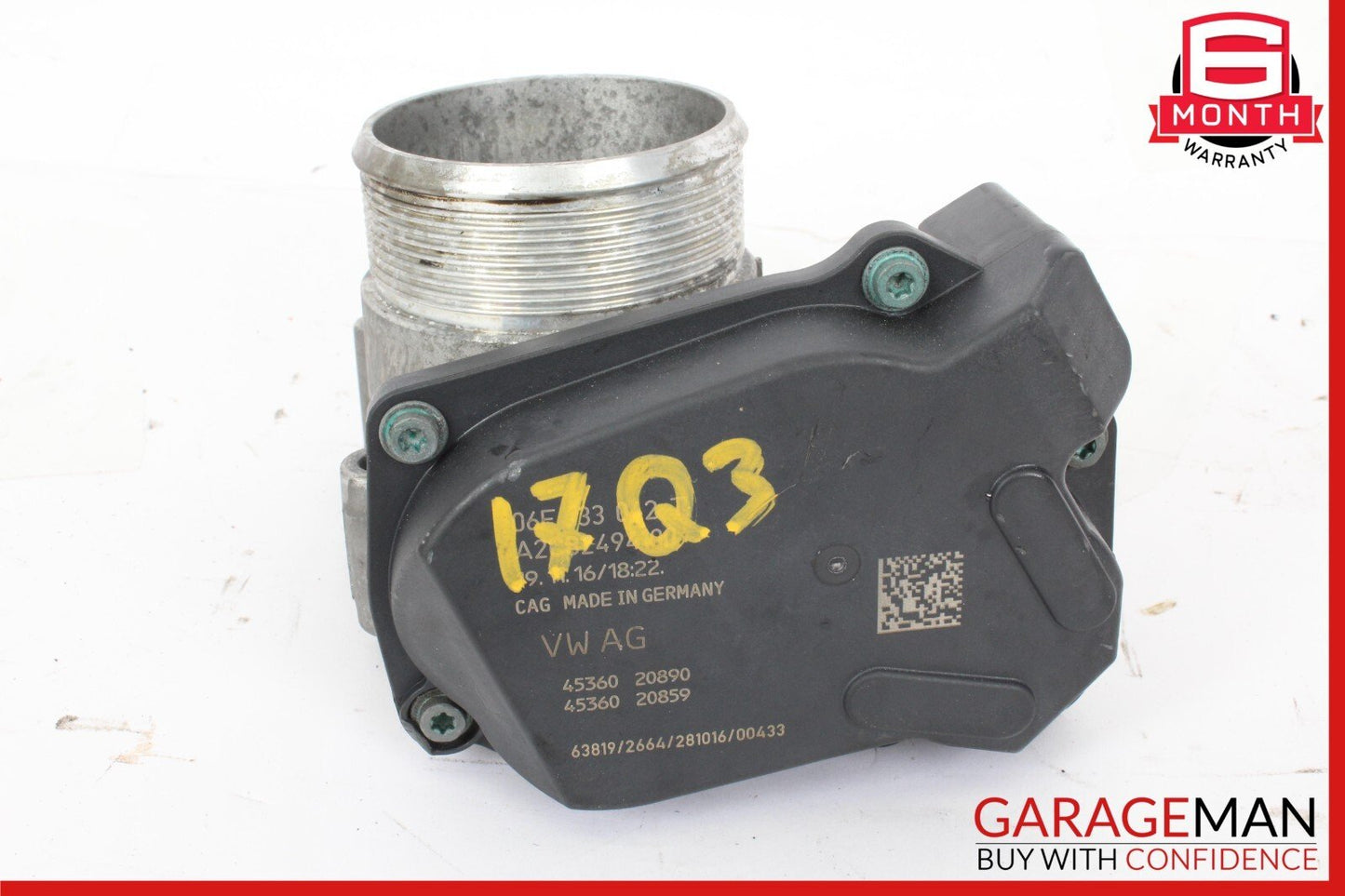 15-18 Audi Q3 Engine Motor Throttle Body Valve 06E133062T OEM