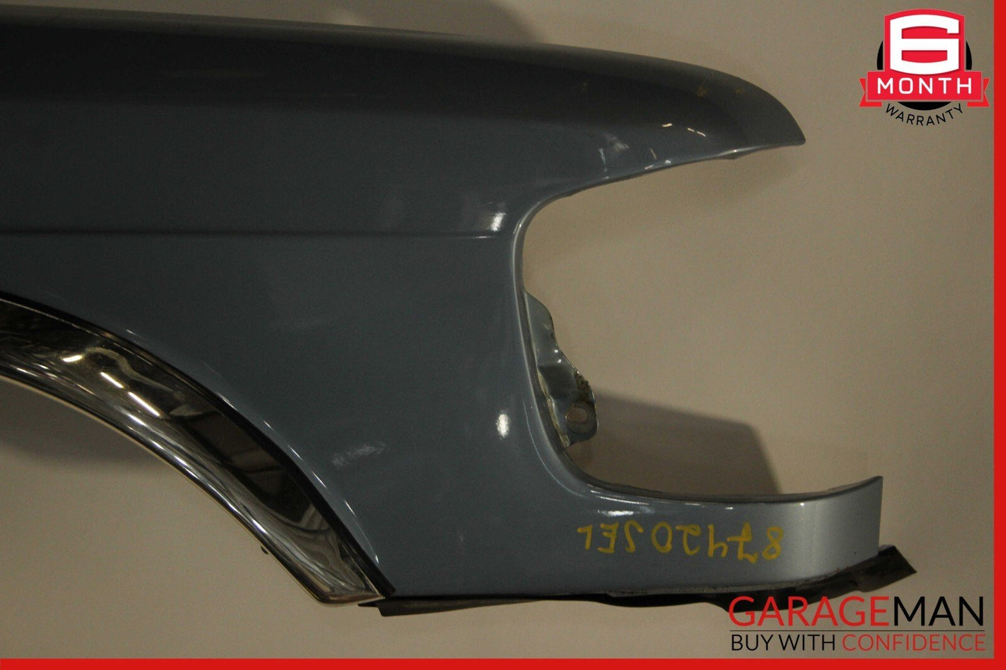 79-91 Mercedes W126 420SEL Front Right Side Wing Fender Panel Diamond Blue OEM
