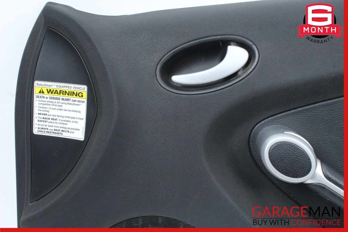 05-11 Mercedes R171 SLK280 Front Right Side Interior Door Panel Trim Cover Black