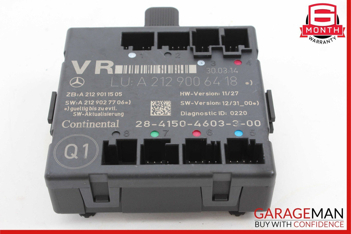 08-15 Mercedes W204 C350 C250 C63 AMG Front Right Side Door Control Module Unit
