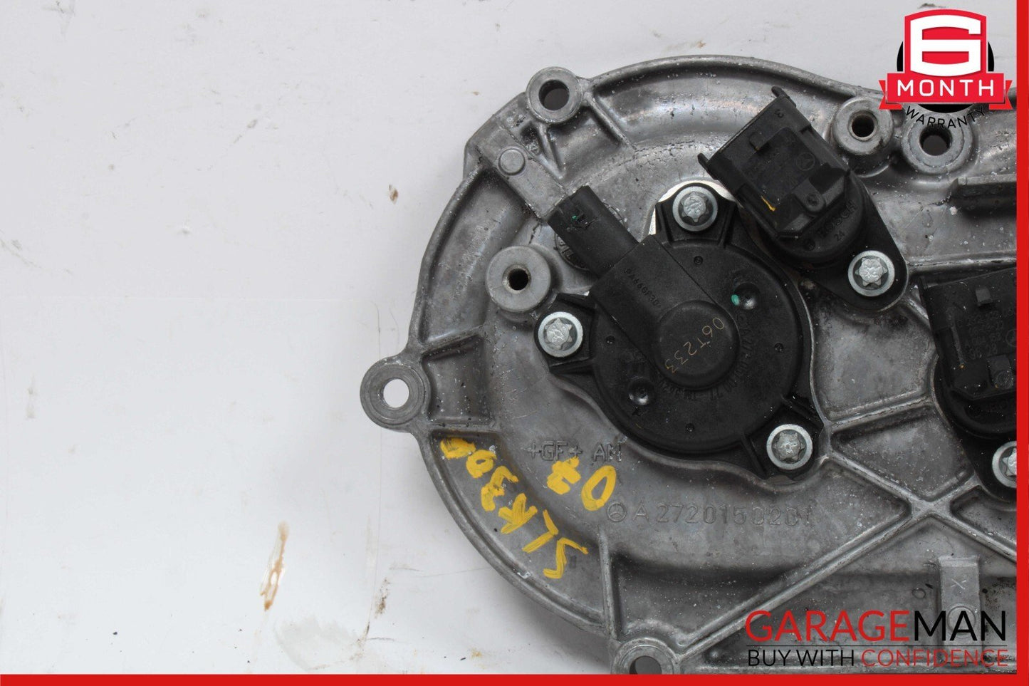 05-13 Mercedes R171 SLK300 Front Left Side Engine Timing Chain Cover Plate OEM