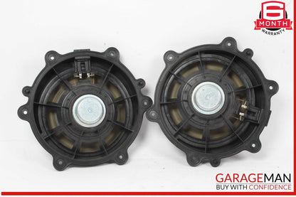 10-18 Porsche Cayenne 958 Rear Left & Right Side Door Audio Sound Speakers Set