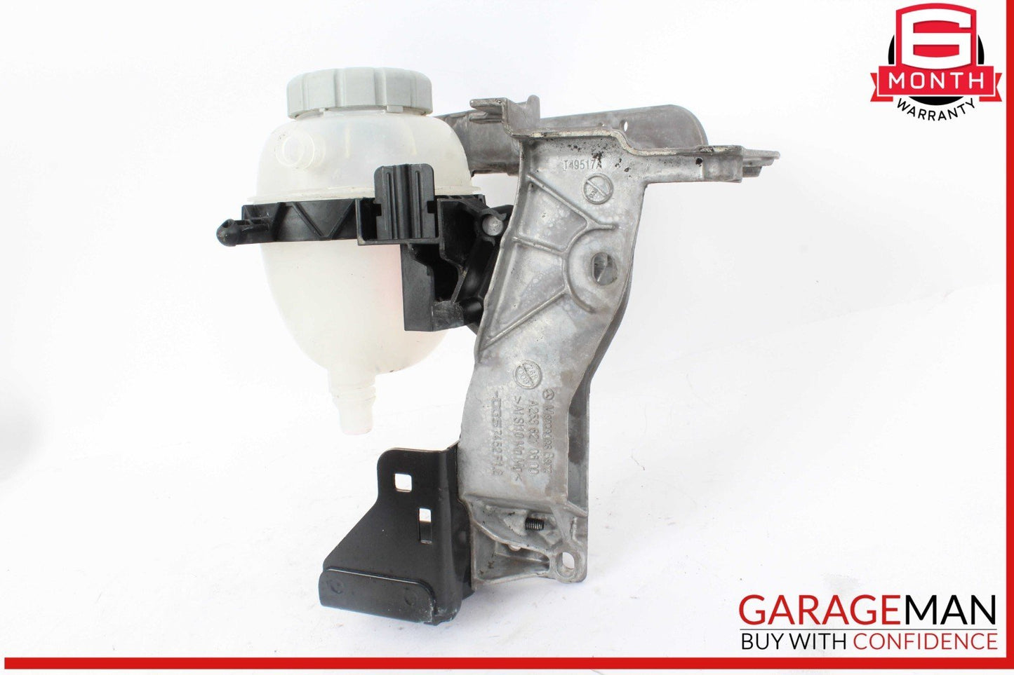 18-20 Mercedes X253 GLC350e Front Left Radiator Support Bracket w/ Reservoir OEM