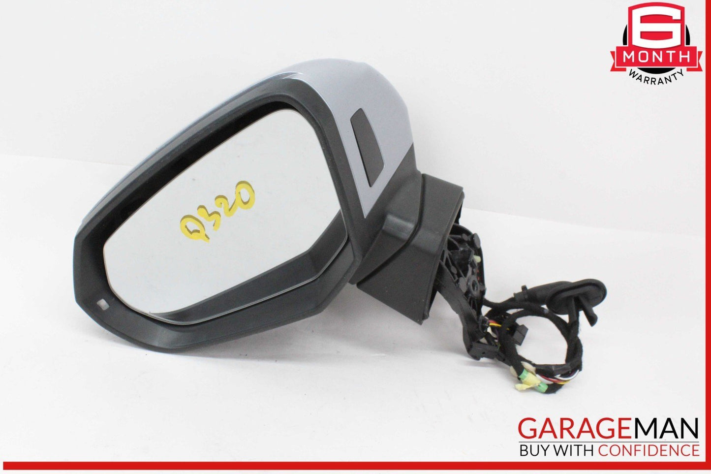 19-24 Audi Q3 Front Left Driver Side Door Rear View Mirror Silver OEM