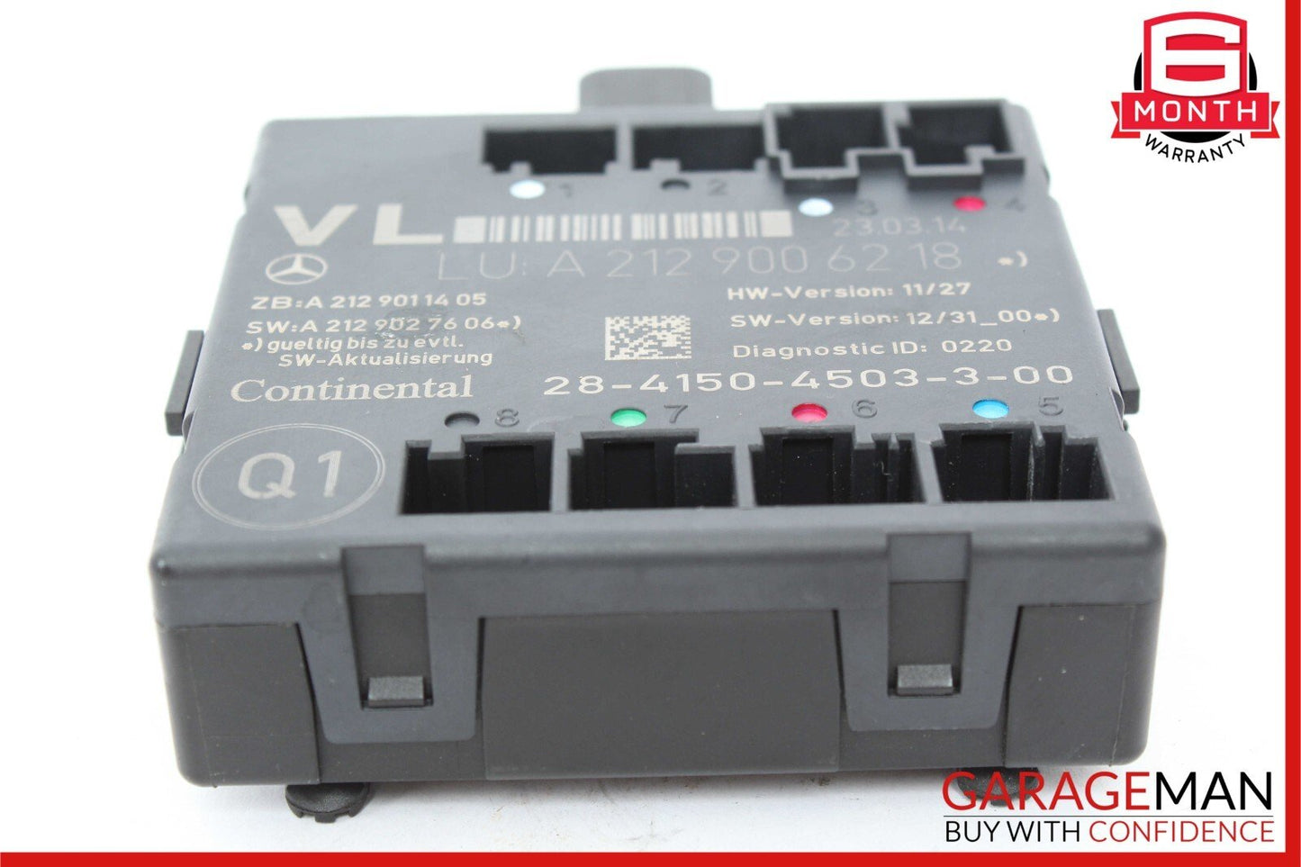 08-18 Mercedes W204 C250 Front Left Side Door Control Module 2129006218 OEM
