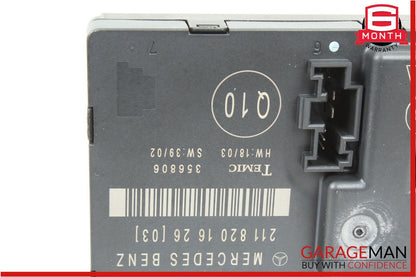 03-06 Mercedes W211 E350 E500 Rear Right Passenger Side Door Control Module Q10