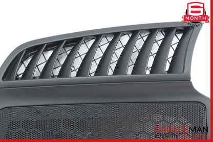 11-18 Porsche Cayenne 958 S Center Dash Speaker Trim Cover Black OEM