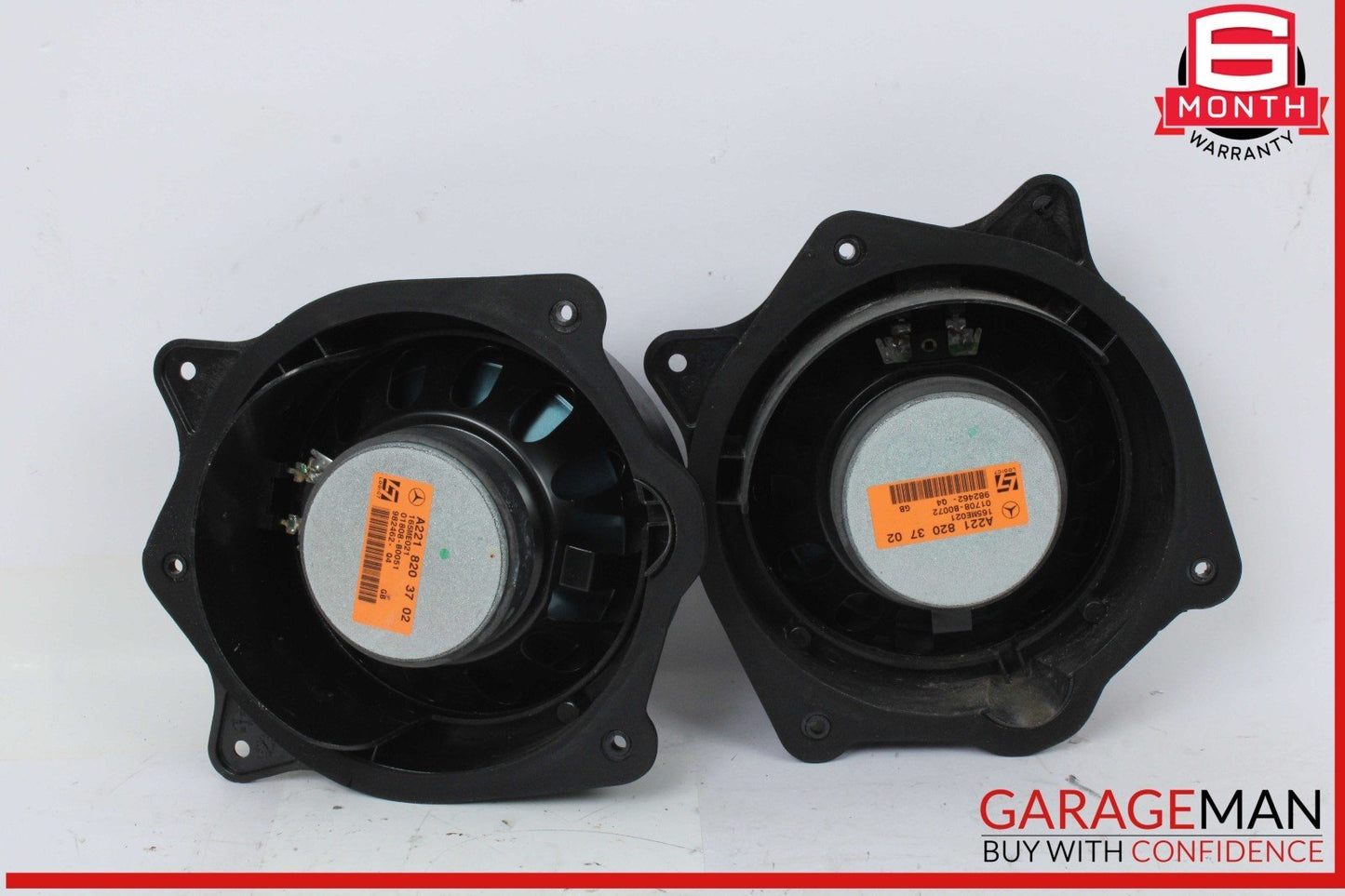 07-09 Mercedes W221 S550 Rear Right and Left Side Door Audio Sound Speaker Set