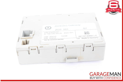 03-11 Mercedes R230 SL500 SLK350 Central Gateway Control Module 2204451900 OEM