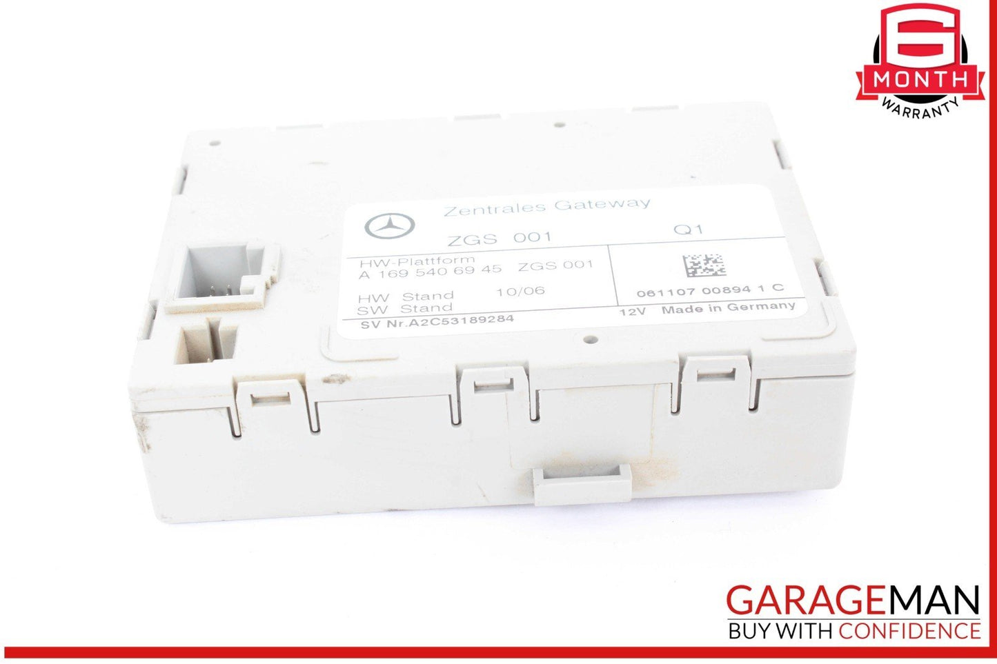 03-11 Mercedes R230 SL500 SLK350 Central Gateway Control Module 2204451900 OEM