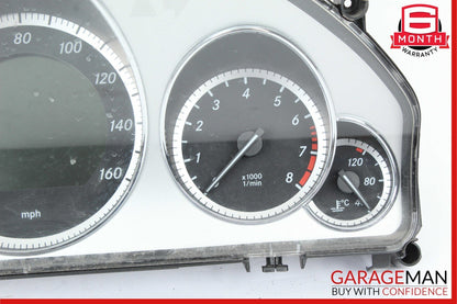 10-13 Mercedes W212 E350 E550 Instrument Cluster Speedometer 2129001910 OEM
