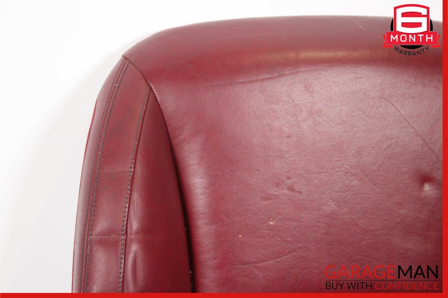 12-16 Mercedes R172 SLK350 Front Right Side Lower Bottom Seat Cushion Cover Red