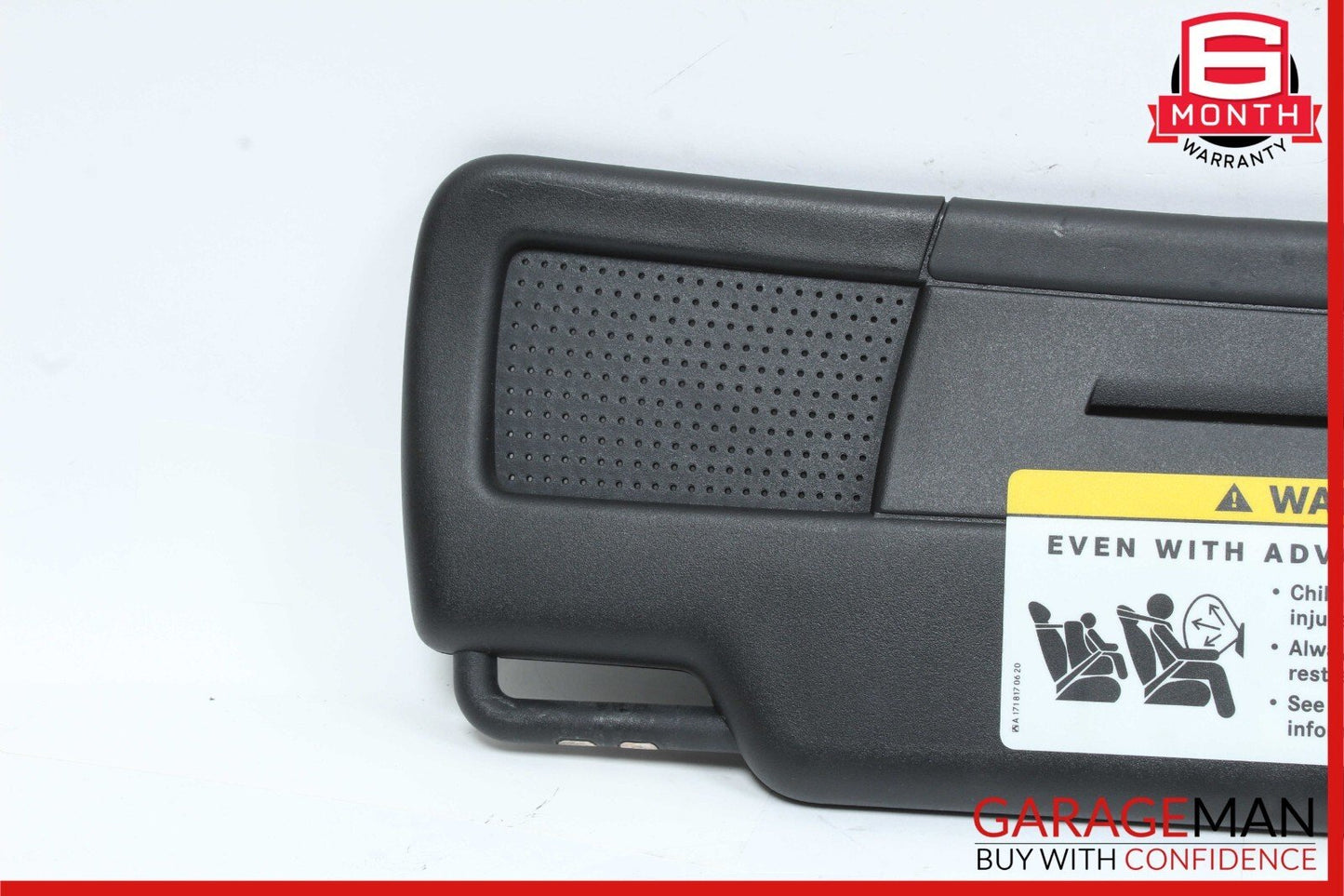 05-11 Mercedes R171 SLK300 Front Right Side Sun Visor Sunvisor Shade Black OEM