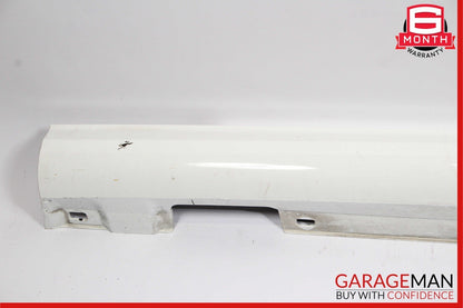 12-14 Mercedes W204 C250 Coupe Sport Left Side Skirt Rocker Panel Calcite White