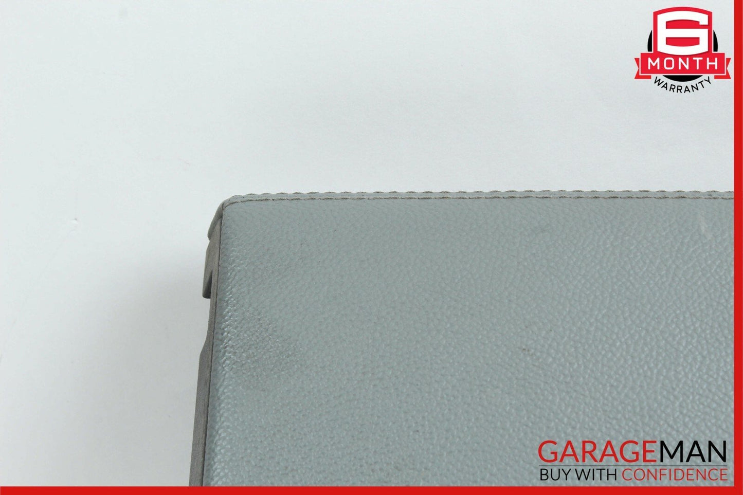 03-06 Mercedes R230 SL500 Center Console Rear Lid Cover Panel Leather Gray OEM